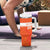 Custom Netherlands Rugby Tumbler With Handle Windmill and Tulips With Jersey Pattern - Wonder Print Shop