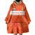 Custom Netherlands Rugby Wearable Blanket Hoodie Windmill and Tulips With Jersey Pattern - Wonder Print Shop