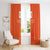 Custom Netherlands Rugby Window Curtain Windmill and Tulips With Jersey Pattern - Wonder Print Shop