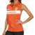 Custom Netherlands Rugby Women Sleeveless Polo Shirt Windmill and Tulips With Jersey Pattern - Wonder Print Shop