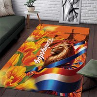 Netherlands Koningsdag Area Rug Dutch Lion of Royal Pride