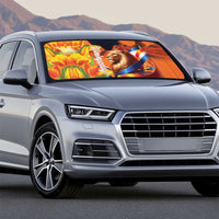 Netherlands Koningsdag Auto Sun Shade Dutch Lion of Royal Pride