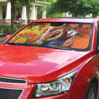 Netherlands Koningsdag Auto Sun Shade Dutch Lion of Royal Pride
