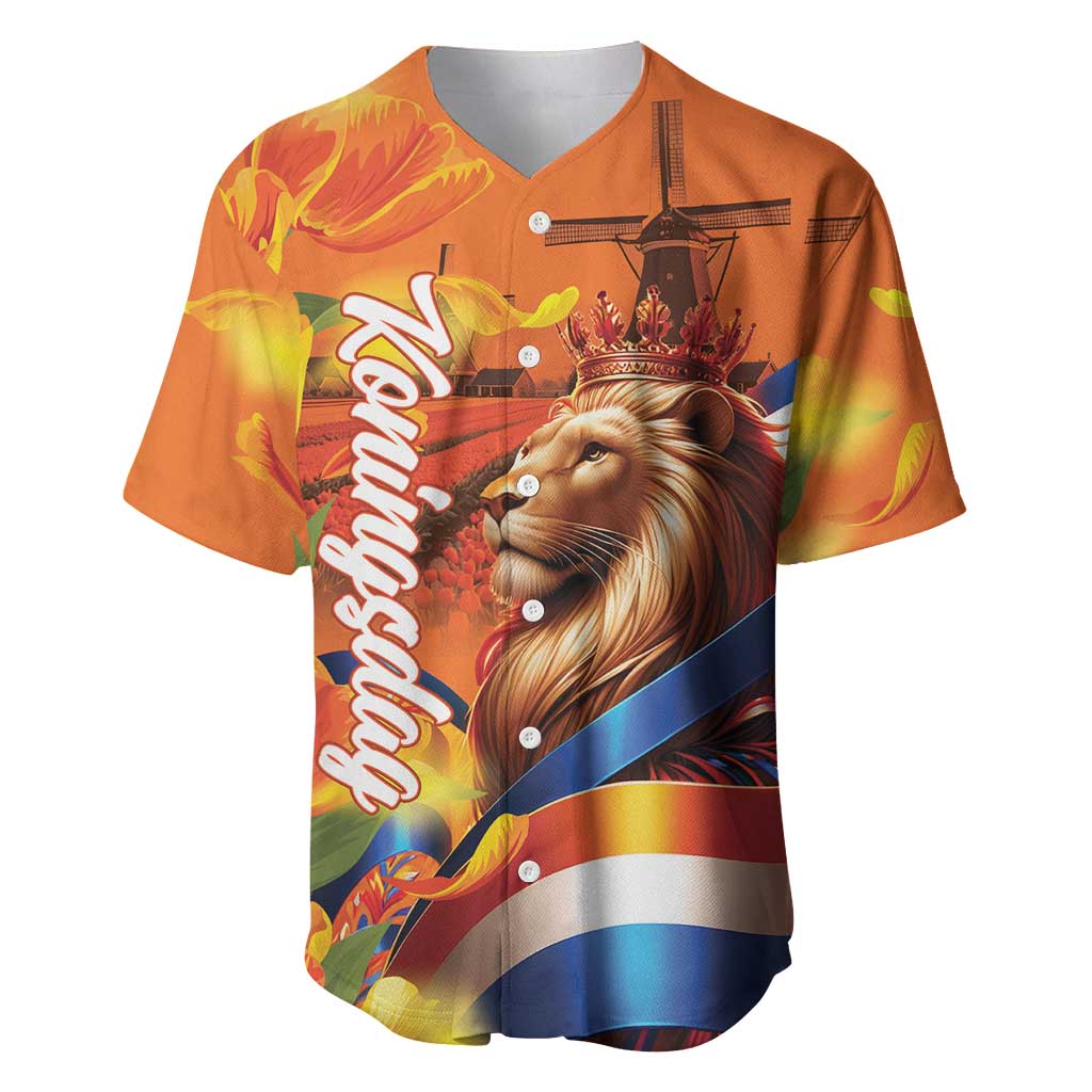 Netherlands Koningsdag Baseball Jersey Dutch Lion of Royal Pride