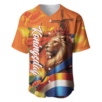 Netherlands Koningsdag Baseball Jersey Dutch Lion of Royal Pride