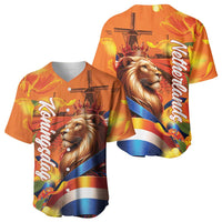 Netherlands Koningsdag Baseball Jersey Dutch Lion of Royal Pride
