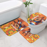 Netherlands Koningsdag Bathroom Set Dutch Lion of Royal Pride