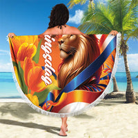 Netherlands Koningsdag Beach Blanket Dutch Lion of Royal Pride