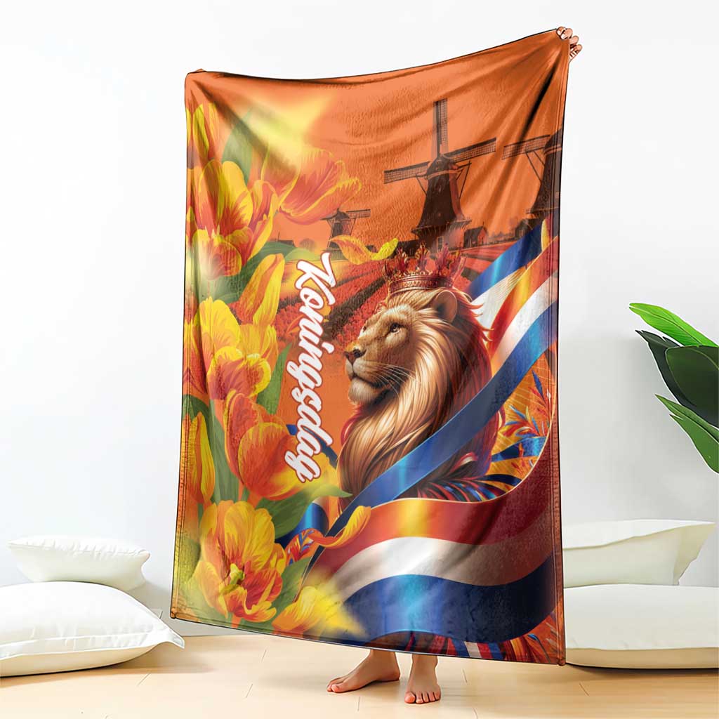 Netherlands Koningsdag Blanket Dutch Lion of Royal Pride
