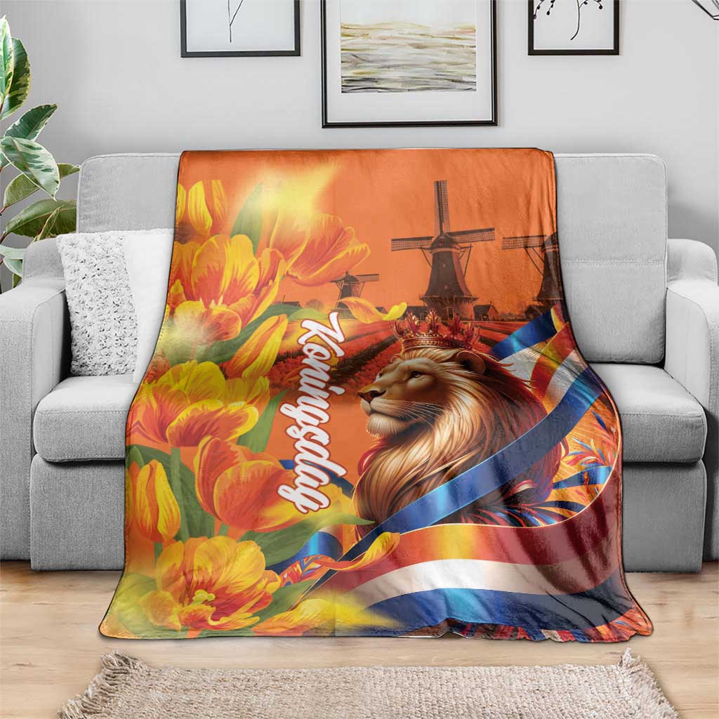 Netherlands Koningsdag Blanket Dutch Lion of Royal Pride