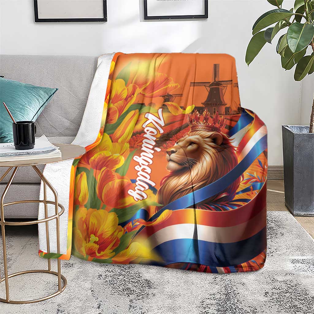 Netherlands Koningsdag Blanket Dutch Lion of Royal Pride