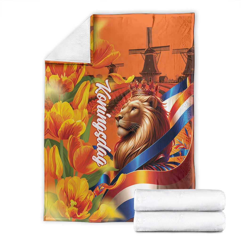 Netherlands Koningsdag Blanket Dutch Lion of Royal Pride