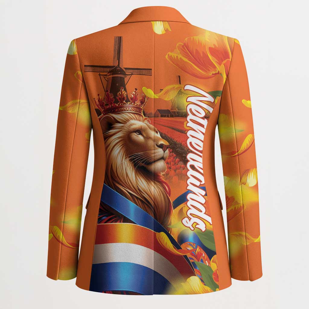 Netherlands Koningsdag Blazer Dutch Lion of Royal Pride