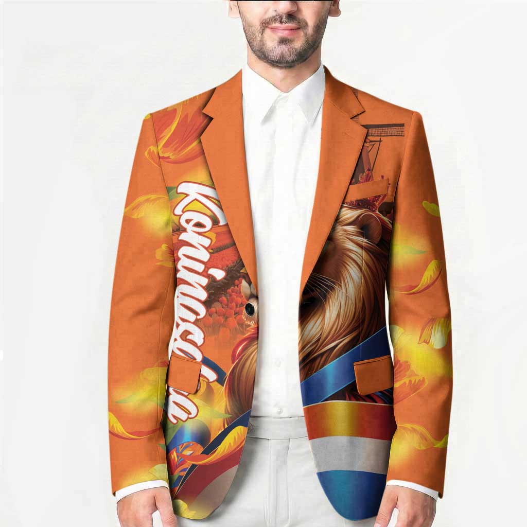 Netherlands Koningsdag Blazer Dutch Lion of Royal Pride