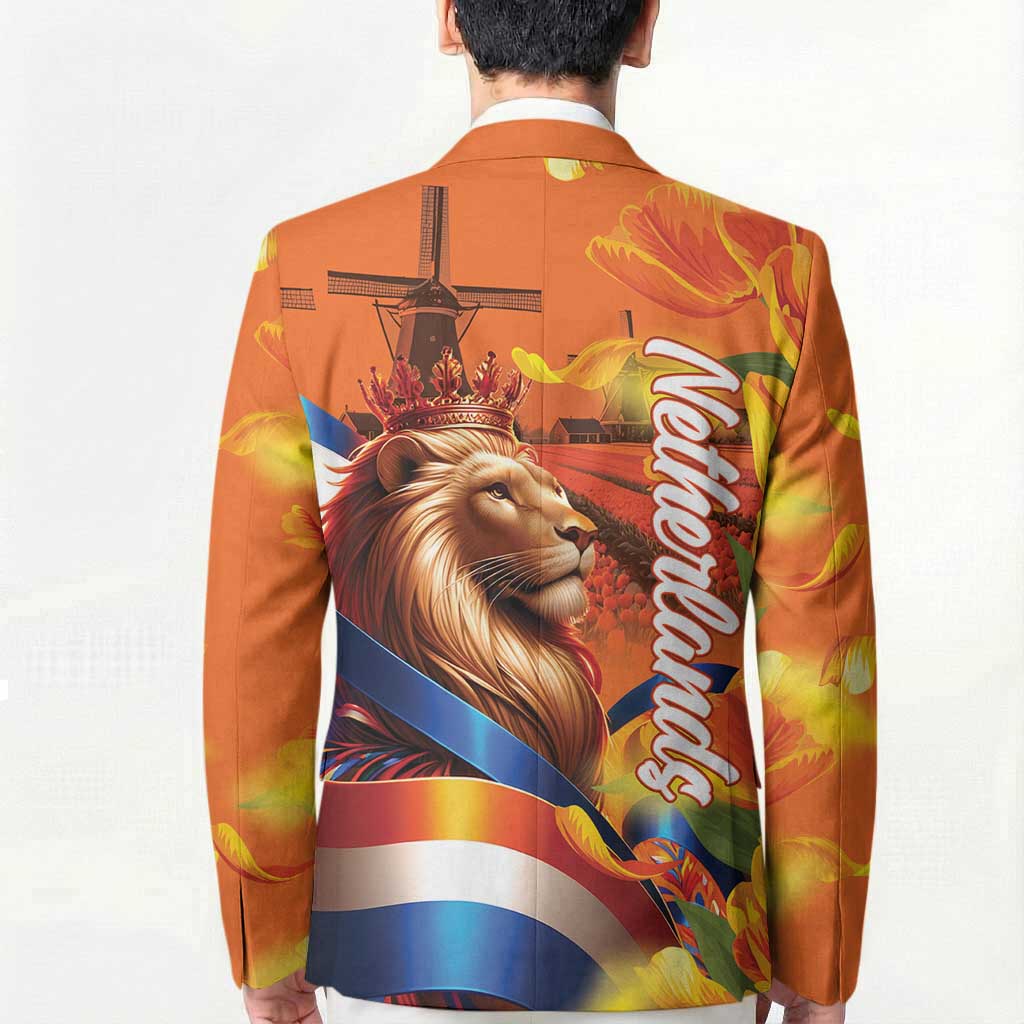 Netherlands Koningsdag Blazer Dutch Lion of Royal Pride