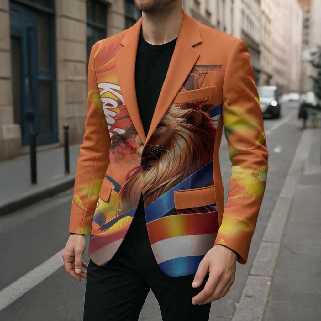 Netherlands Koningsdag Blazer Dutch Lion of Royal Pride