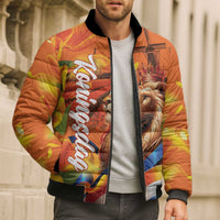 Netherlands Koningsdag Bomber Puffer Jacket Dutch Lion of Royal Pride