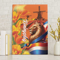 Netherlands Koningsdag Canvas Wall Art Dutch Lion of Royal Pride