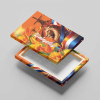 Netherlands Koningsdag Canvas Wall Art Dutch Lion of Royal Pride