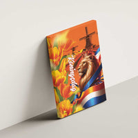 Netherlands Koningsdag Canvas Wall Art Dutch Lion of Royal Pride
