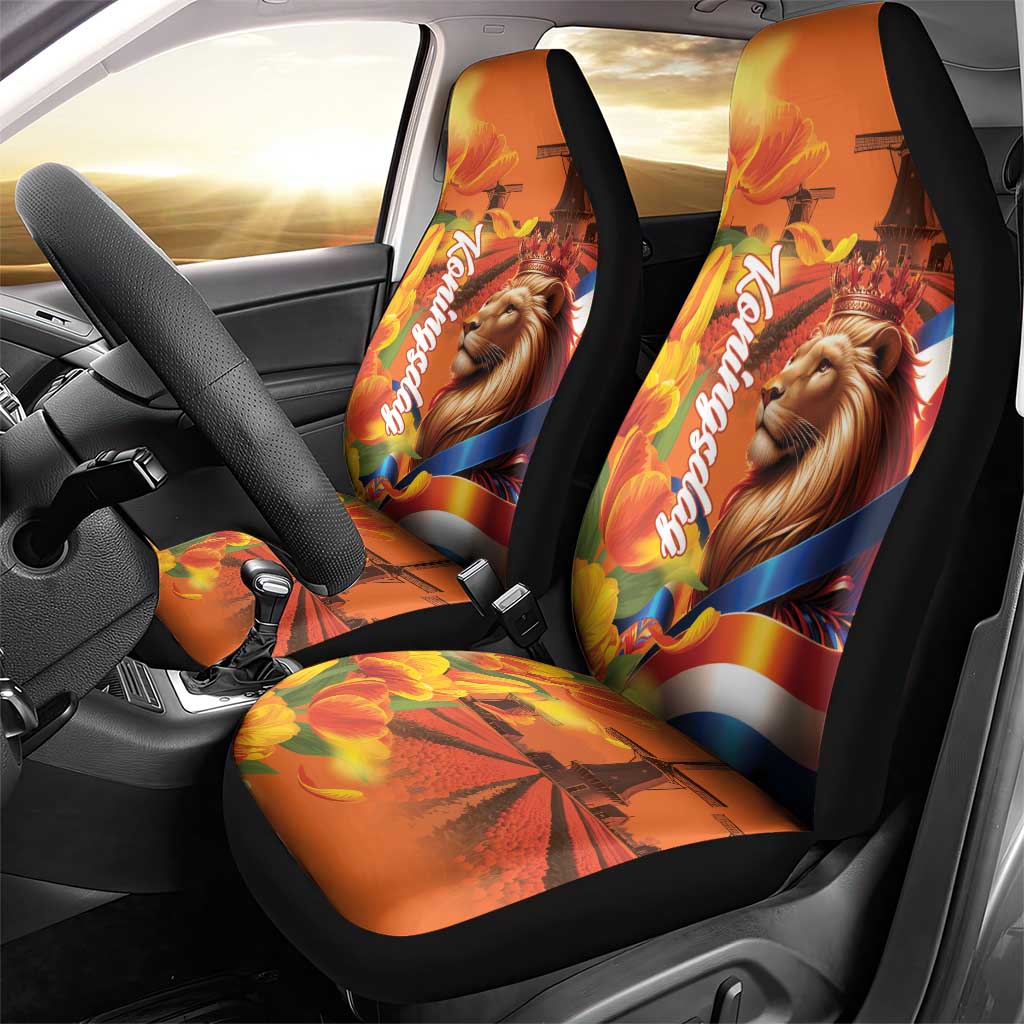 Netherlands Koningsdag Car Seat Cover Dutch Lion of Royal Pride