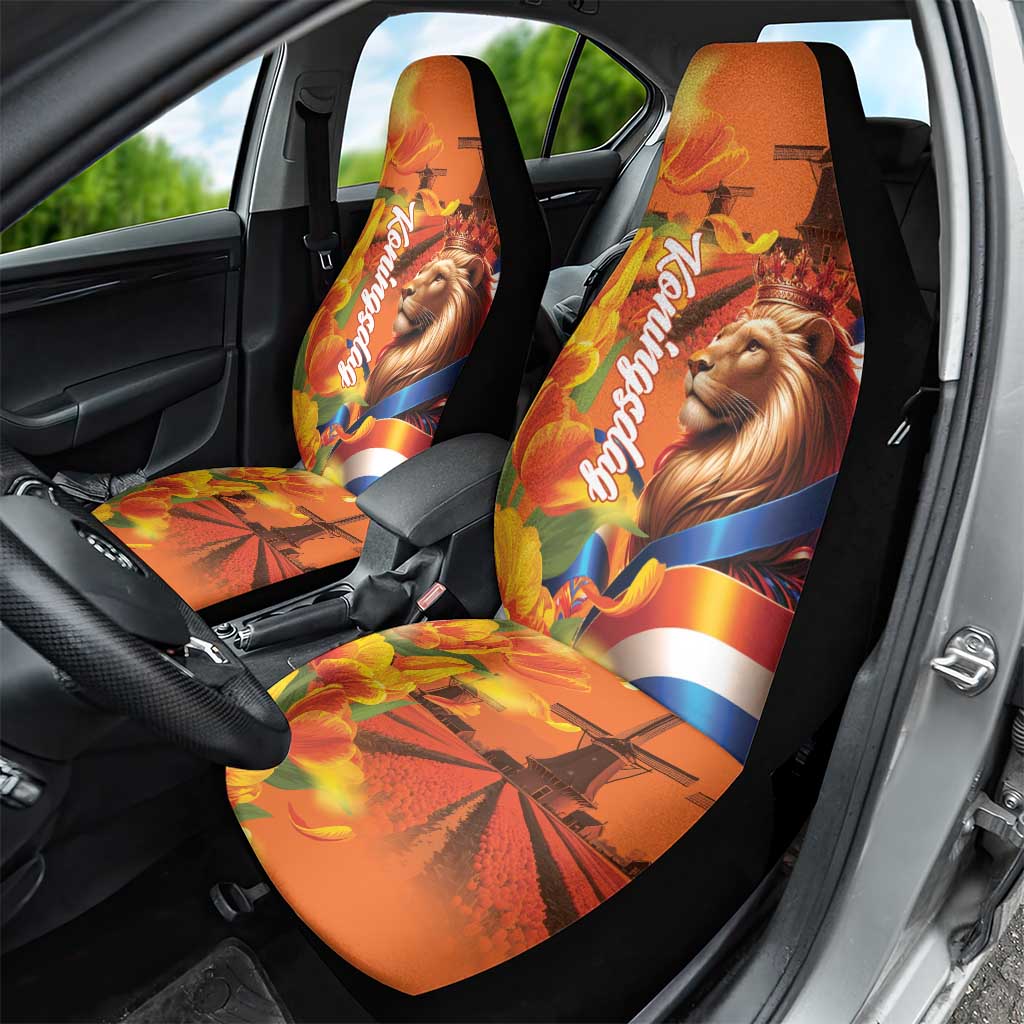 Netherlands Koningsdag Car Seat Cover Dutch Lion of Royal Pride