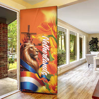 Netherlands Koningsdag Door Cover Dutch Lion of Royal Pride