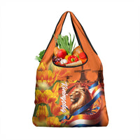 Netherlands Koningsdag Grocery Bag Dutch Lion of Royal Pride