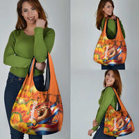 Netherlands Koningsdag Grocery Bag Dutch Lion of Royal Pride