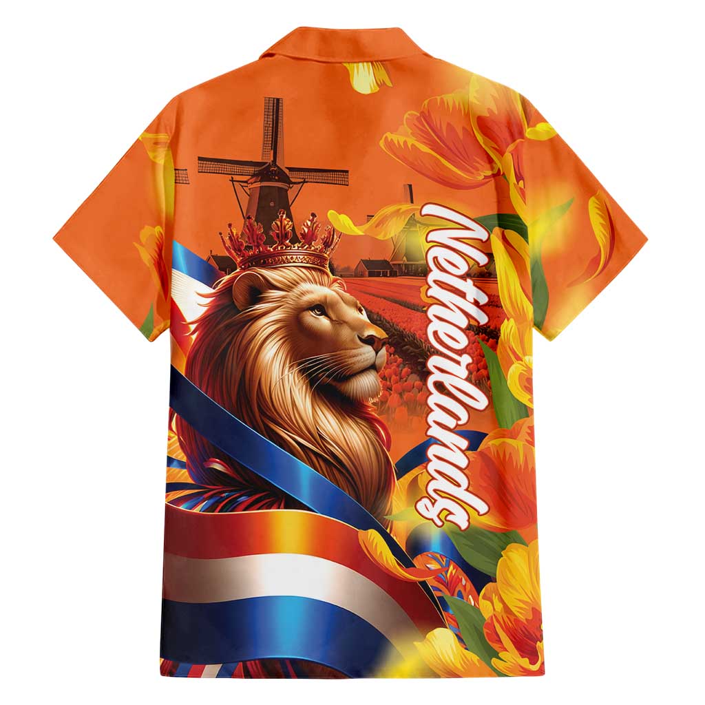 Netherlands Koningsdag Hawaiian Shirt Dutch Lion of Royal Pride