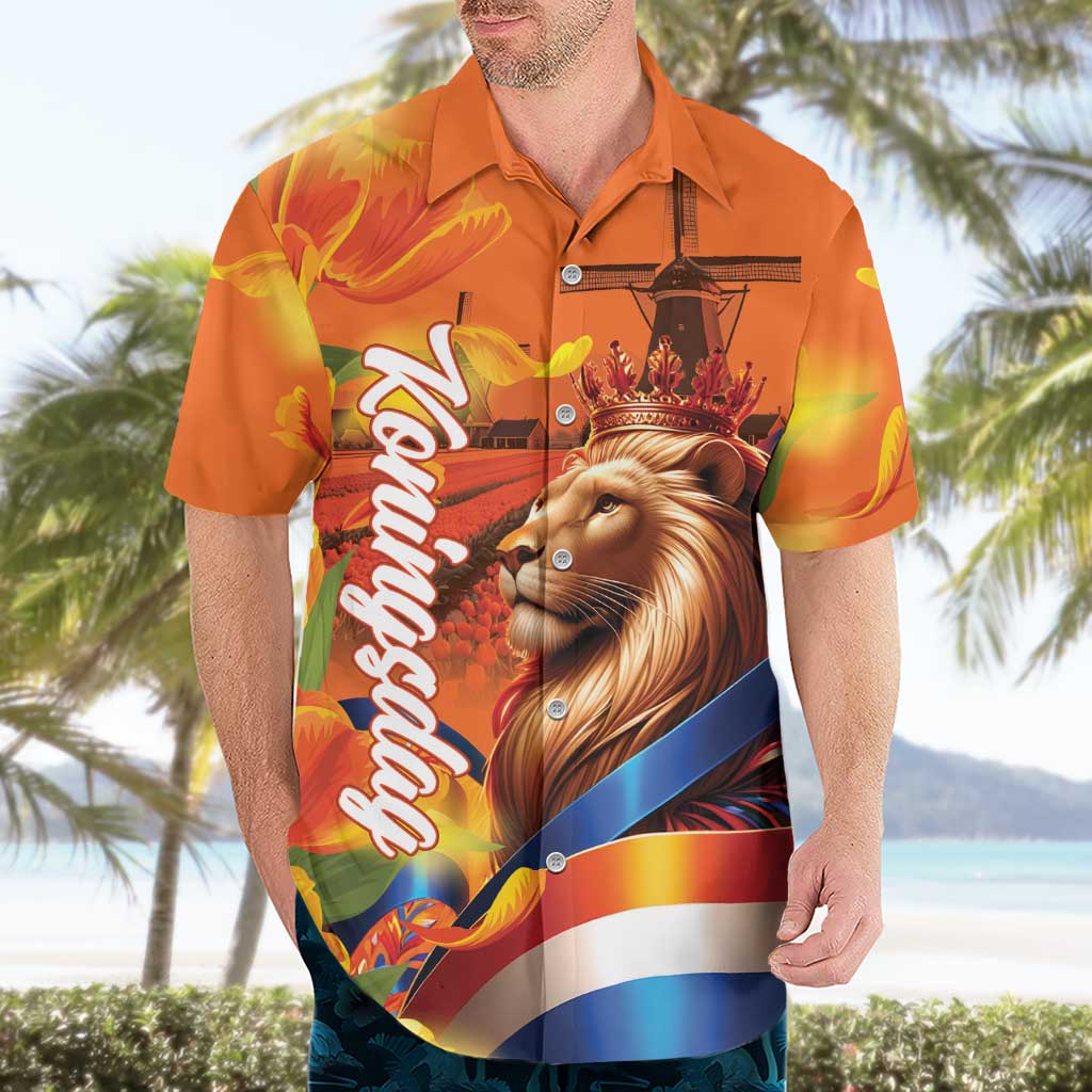 Netherlands Koningsdag Hawaiian Shirt Dutch Lion of Royal Pride