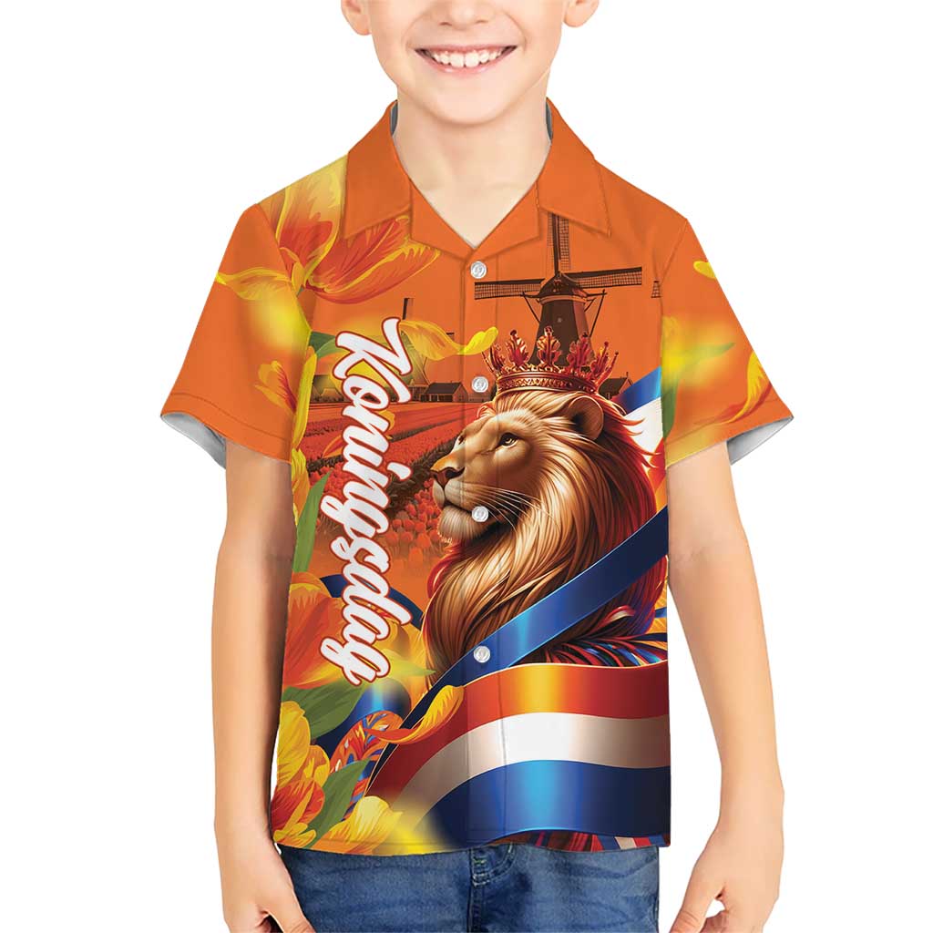 Netherlands Koningsdag Hawaiian Shirt Dutch Lion of Royal Pride