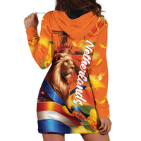 Netherlands Koningsdag Hoodie Dress Dutch Lion of Royal Pride