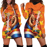 Netherlands Koningsdag Hoodie Dress Dutch Lion of Royal Pride