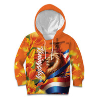 Netherlands Koningsdag Kid Hoodie Dutch Lion of Royal Pride