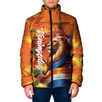 Netherlands Koningsdag Padded Jacket Dutch Lion of Royal Pride