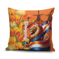 Netherlands Koningsdag Pillow Cover Dutch Lion of Royal Pride