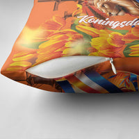 Netherlands Koningsdag Pillow Cover Dutch Lion of Royal Pride