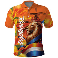Netherlands Koningsdag Polo Shirt Dutch Lion of Royal Pride