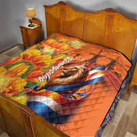 Netherlands Koningsdag Quilt Dutch Lion of Royal Pride