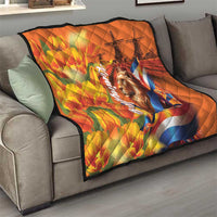 Netherlands Koningsdag Quilt Dutch Lion of Royal Pride