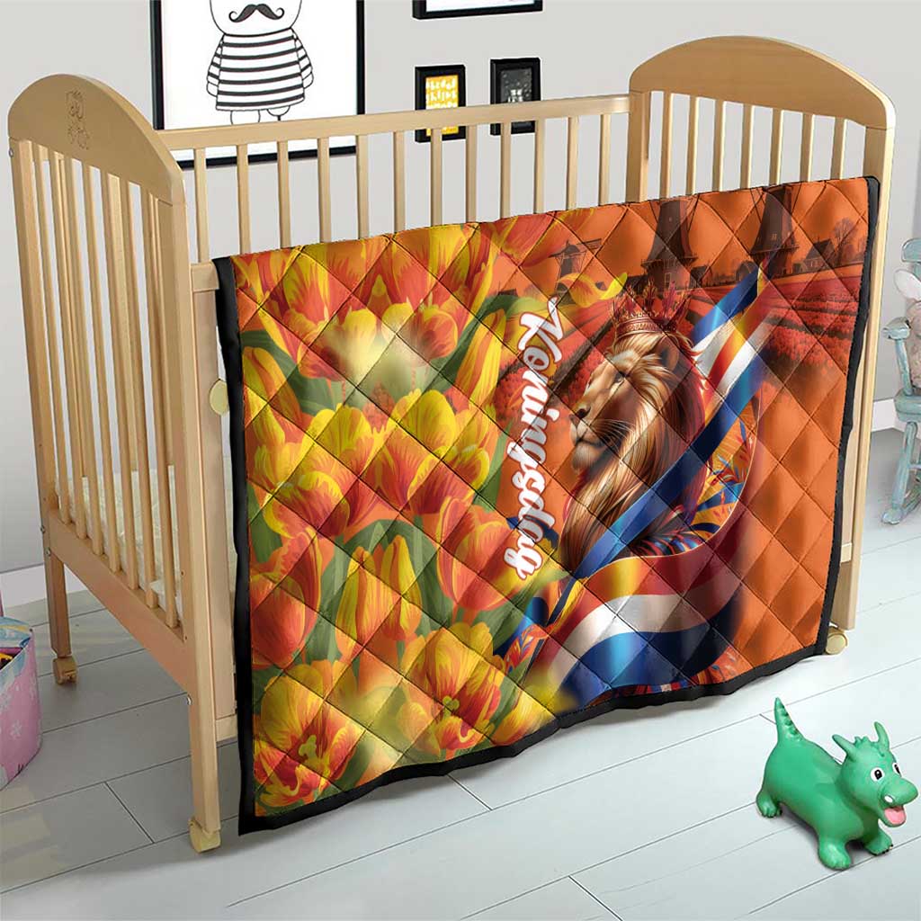 Netherlands Koningsdag Quilt Dutch Lion of Royal Pride