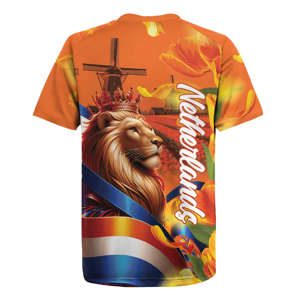 Netherlands Koningsdag Rugby Jersey Dutch Lion of Royal Pride