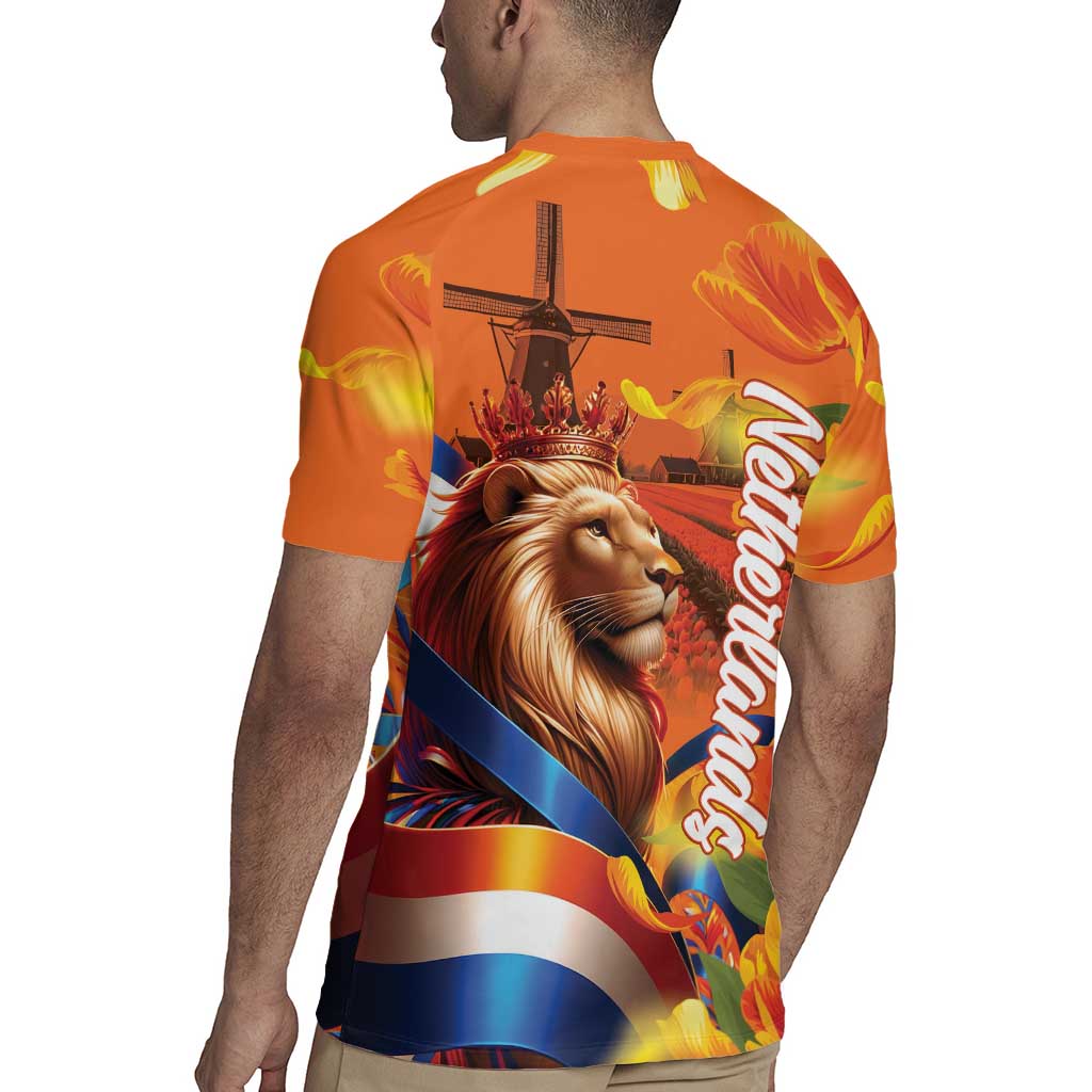 Netherlands Koningsdag Rugby Jersey Dutch Lion of Royal Pride