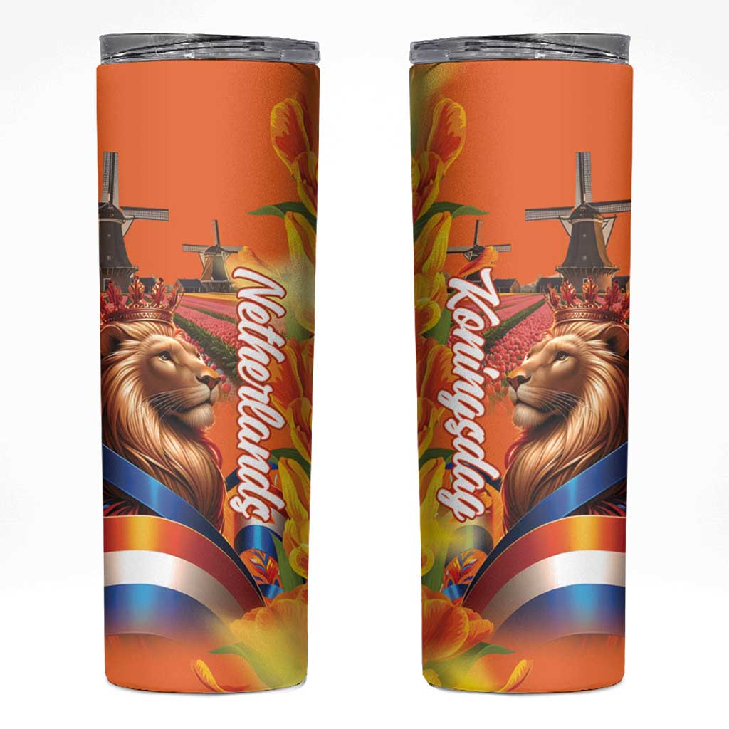Netherlands Koningsdag Skinny Tumbler Dutch Lion of Royal Pride
