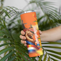 Netherlands Koningsdag Skinny Tumbler Dutch Lion of Royal Pride