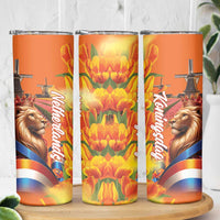Netherlands Koningsdag Skinny Tumbler Dutch Lion of Royal Pride