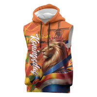 Netherlands Koningsdag Sleeveless Hoodie Dutch Lion of Royal Pride