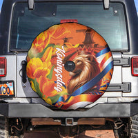 Netherlands Koningsdag Spare Tire Cover Dutch Lion of Royal Pride