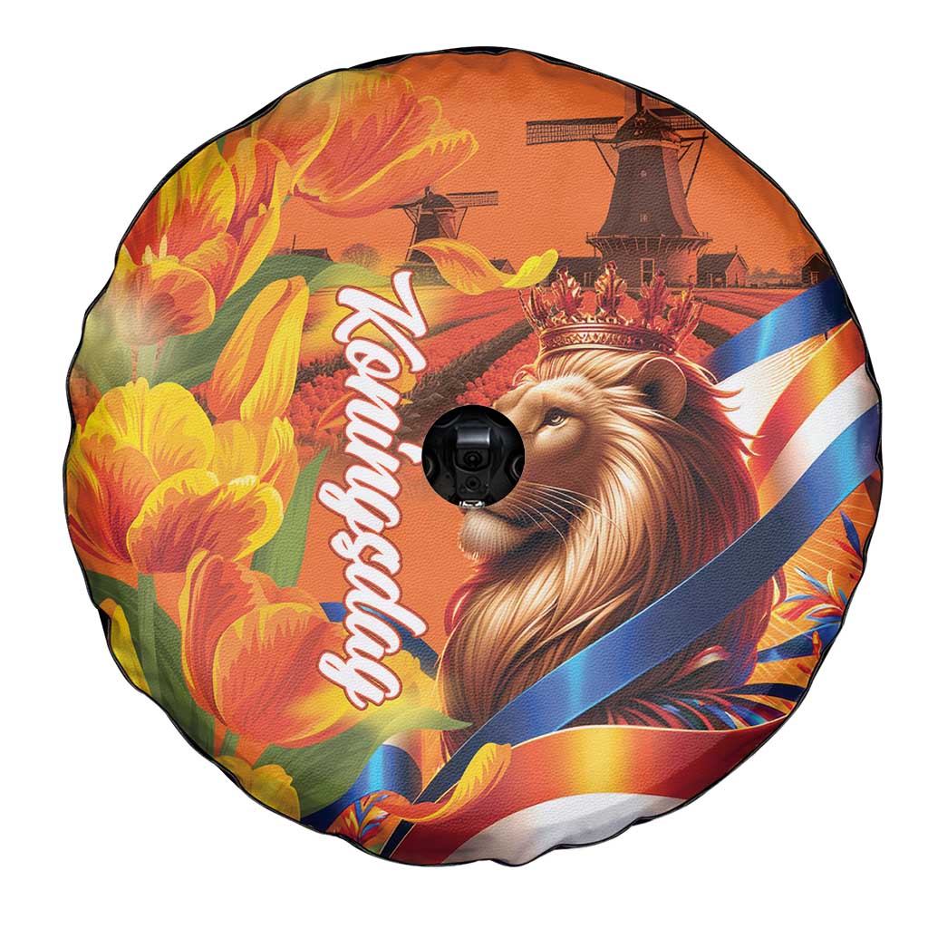 Netherlands Koningsdag Spare Tire Cover Dutch Lion of Royal Pride